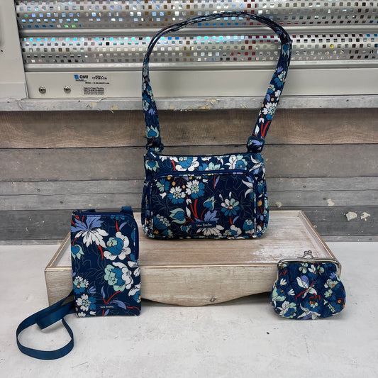 Vera Bradley Floral Hipster Bag with Wallet & Coin Purse