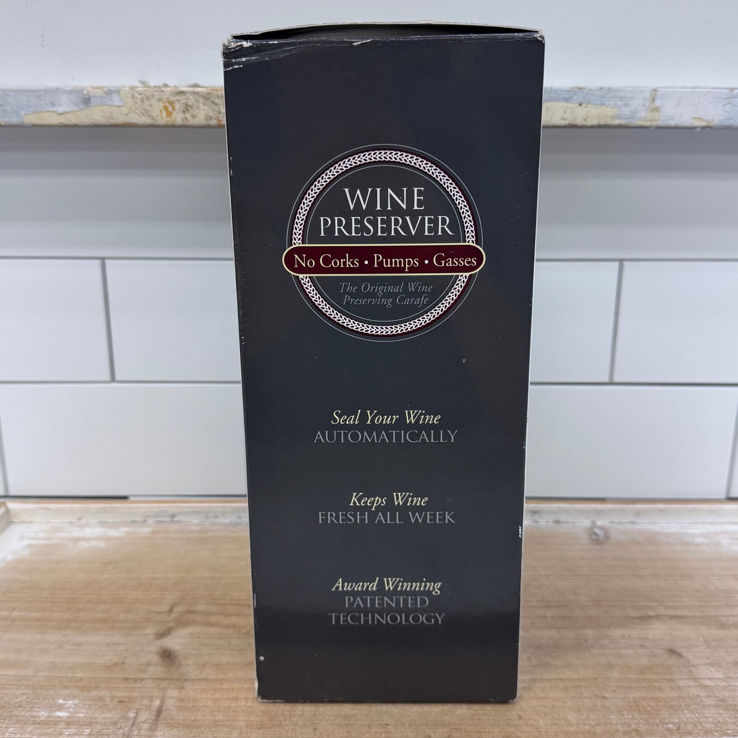 Savino Wine Preserver Glass Carafe with Box 750ml