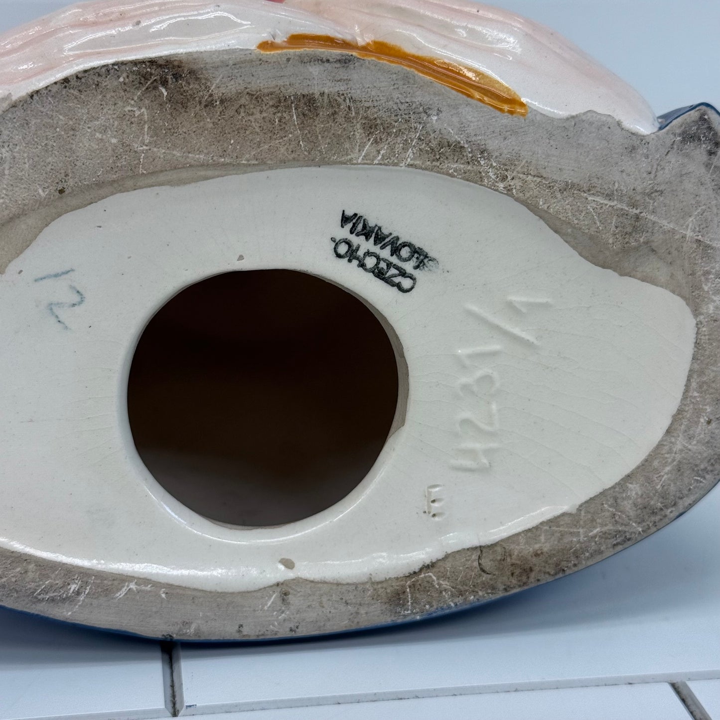 Virgin Mary and Jesus Figurine, Porcelain