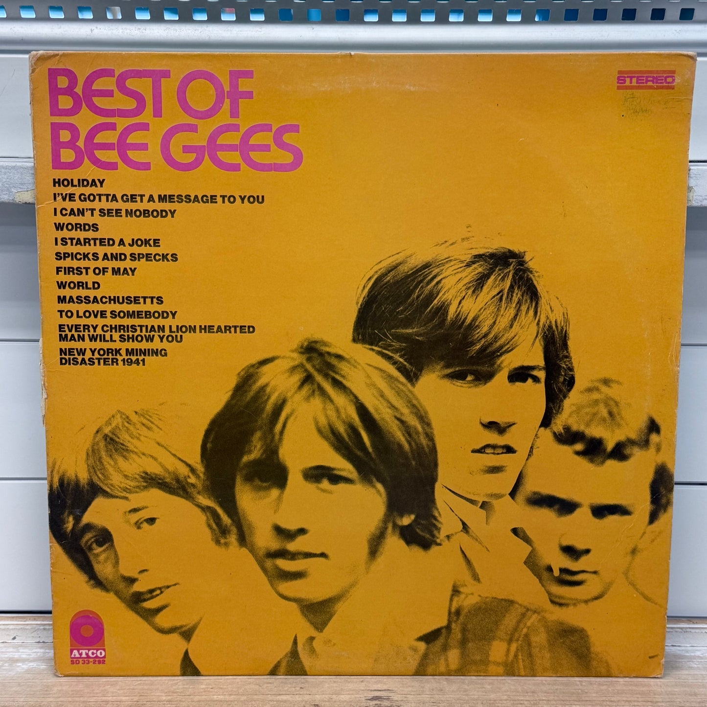 Bee Gees Best of Bee Gees Vinyl Record LP 1969 #SD 33-292