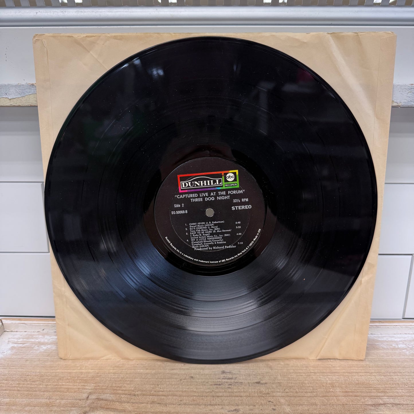 Three Dog Night Captured Live at the Forum LP 1969
