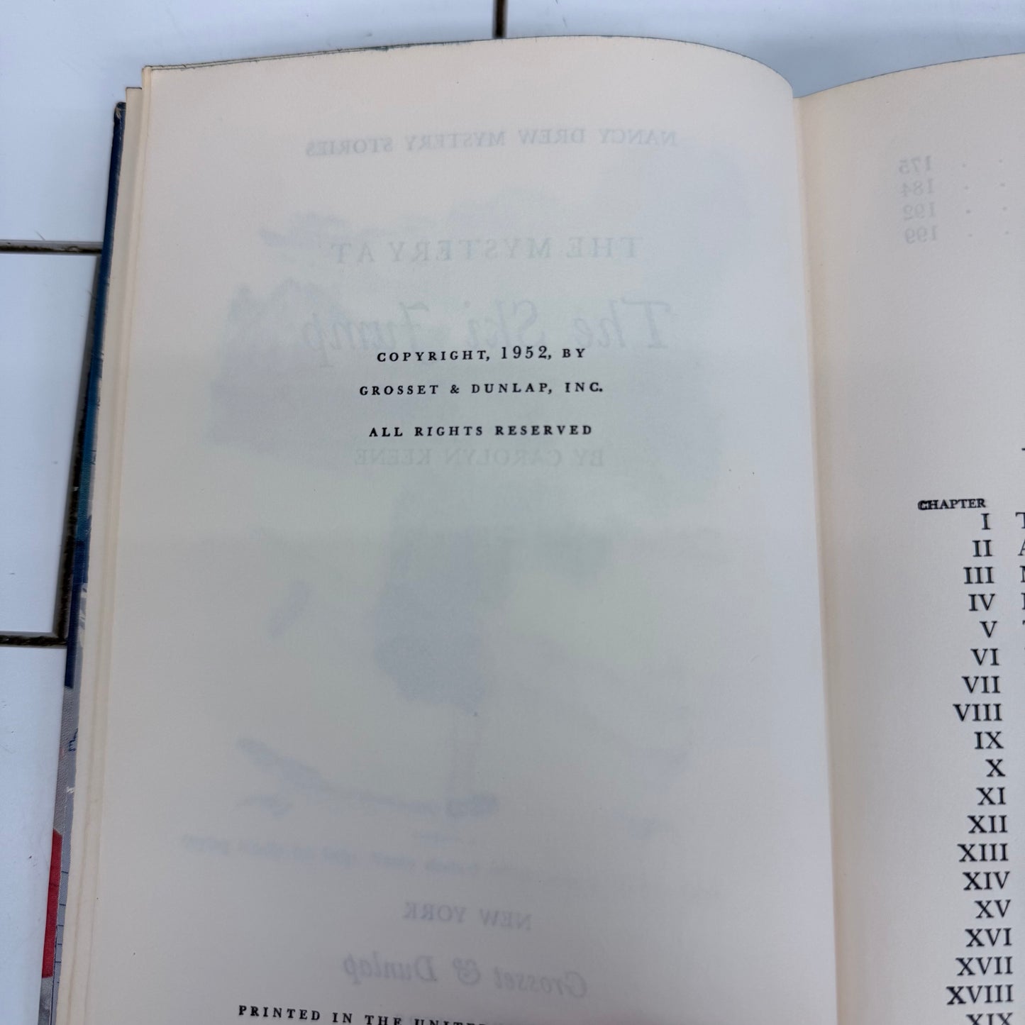 Vintage Nancy Drew Books Set of 6 By Carolyn Keene