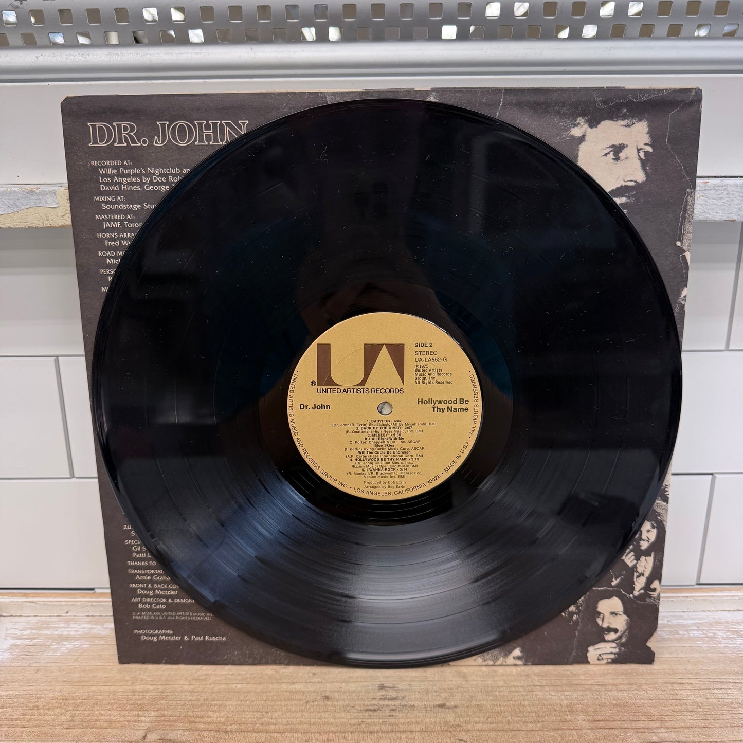 Dr. John Hollywood Be Thy Name Vinyl Record 1975 LP