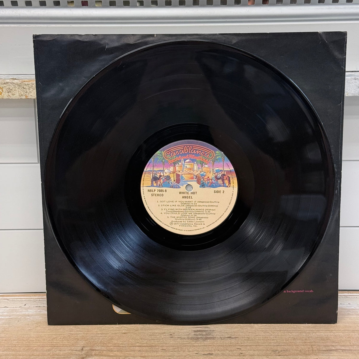 Angel White Hot Vinyl LP 1977 Casablanca NBLP 7085