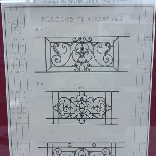 Colas Frères Maitres de Forge Print Ad, Framed