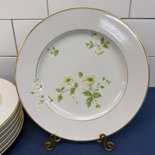 Fashion Manor Summertime Fine China Plates Set of 7 Japan