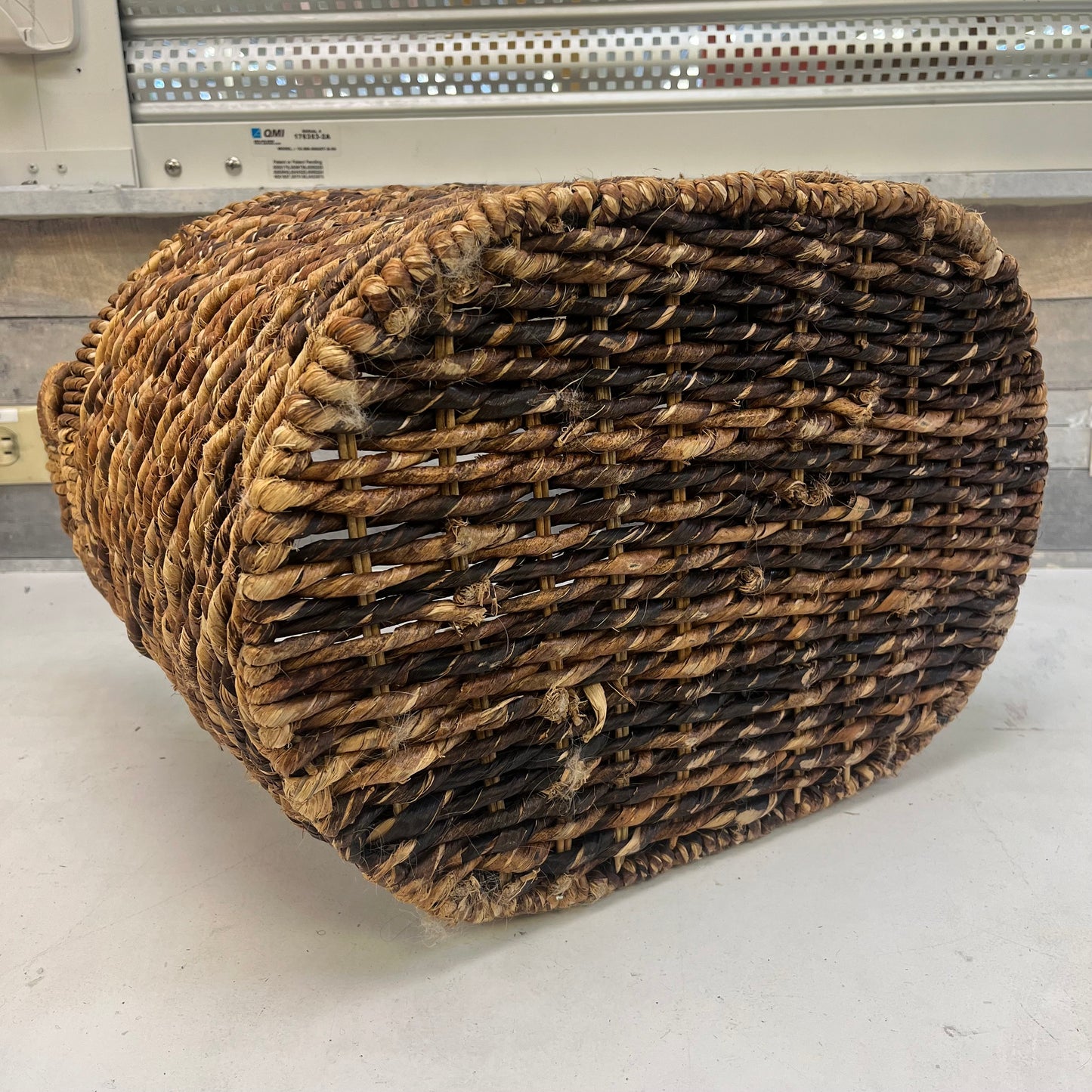 Rustic Woven Abaca Storage Basket