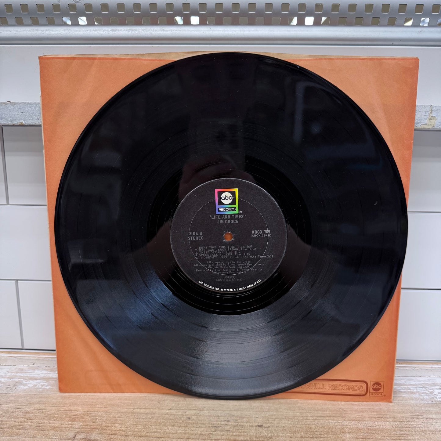 Jim Croce Life and Times 1973 Vinyl LP