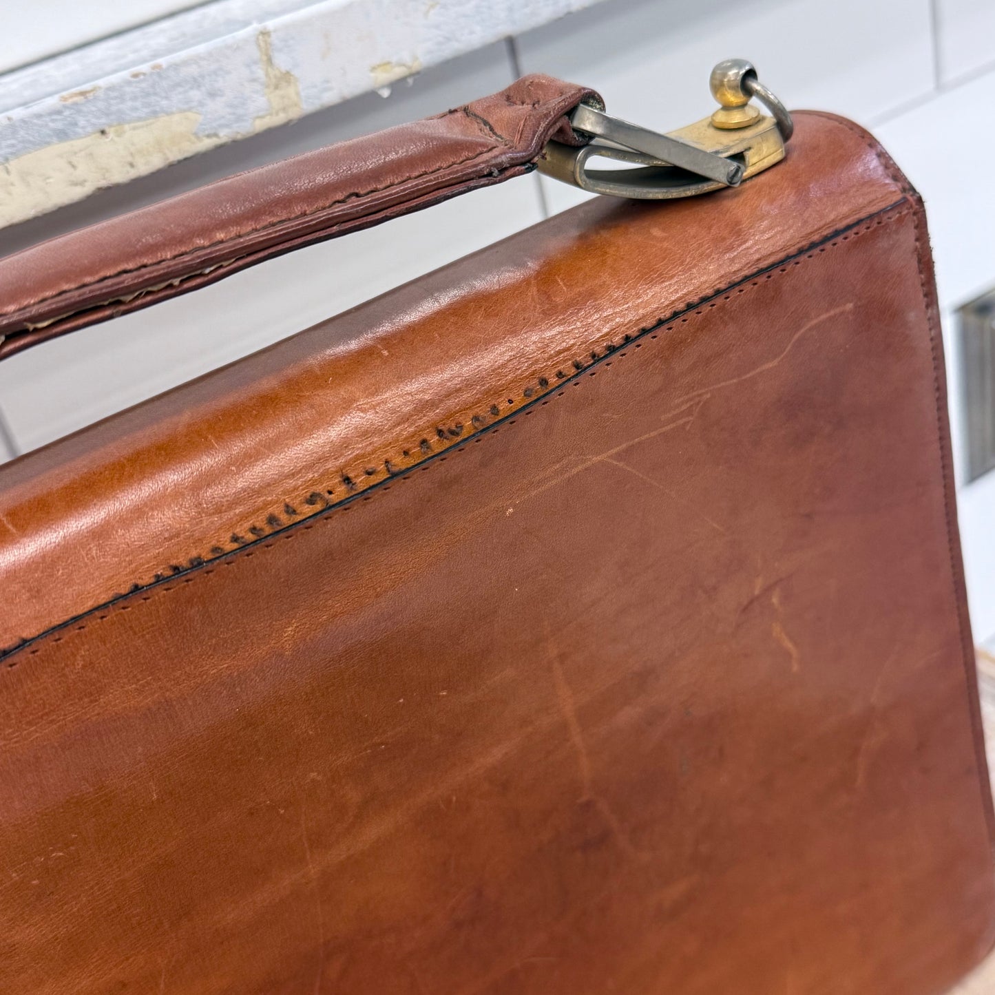 Rare Enzo Parma Italian Leather Satchel