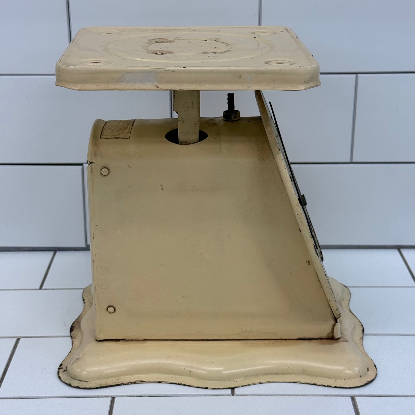 American Family 25 Lb Kitchen Scale Vintage Metal Works 1950s