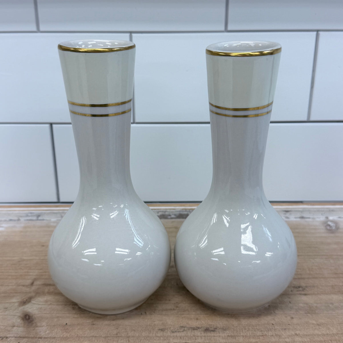 Mayer China Bud Vases Pair 1988
