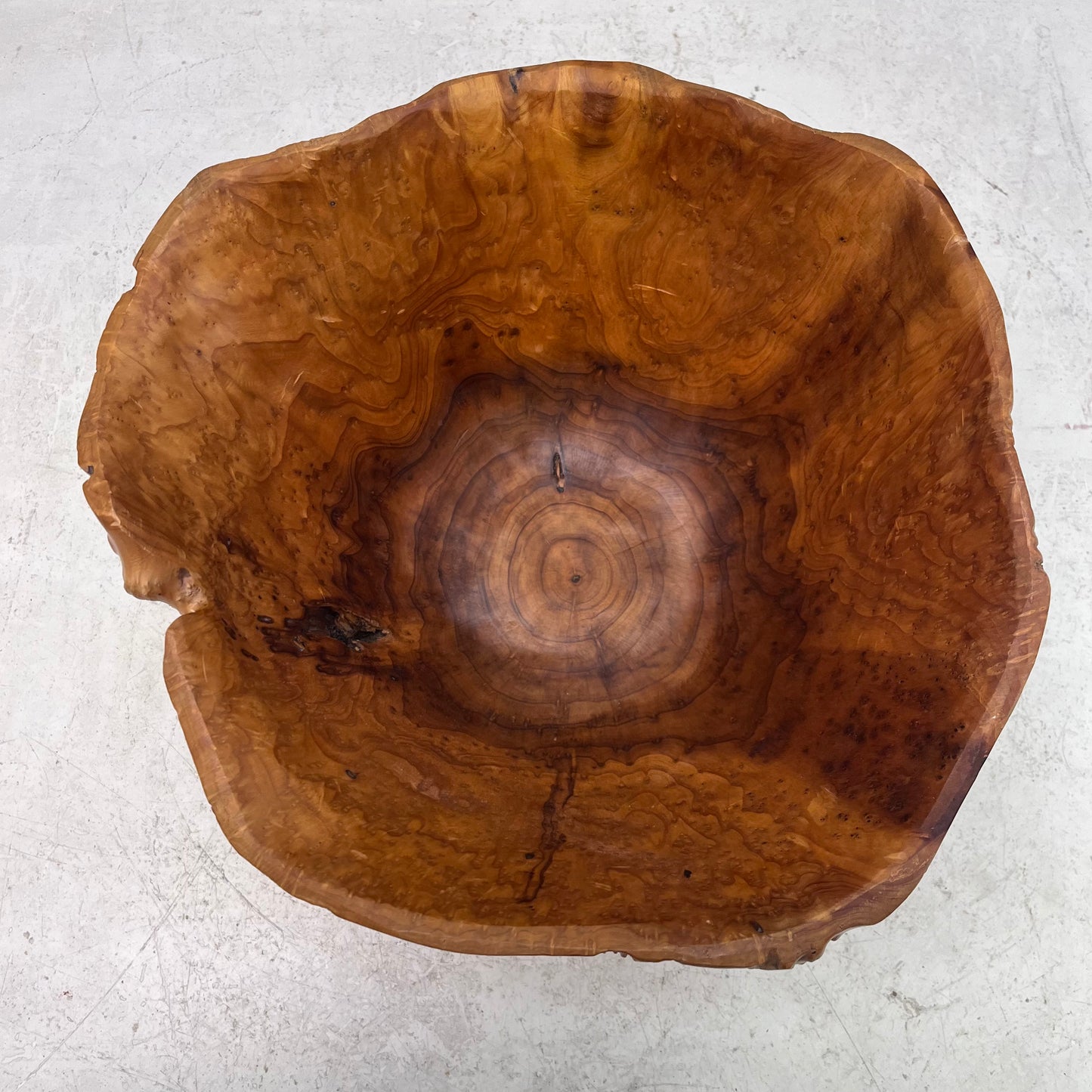 Burled Wood Bowl, Handcrafted