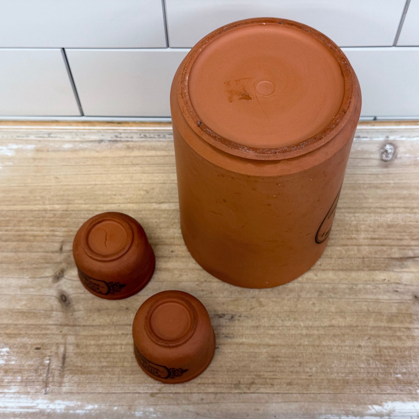 Henry Watson Pottery Original Suffolk Jar & Egg Cup Set