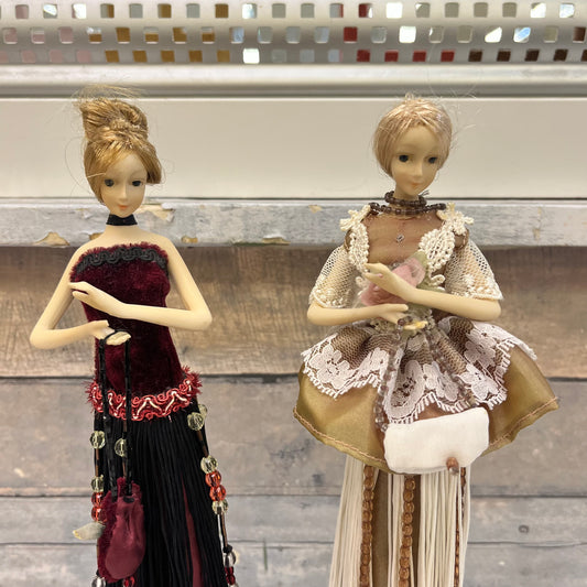 Duck House Heirloom Porcelain Dolls Jelena & Aileen, Lot of 2