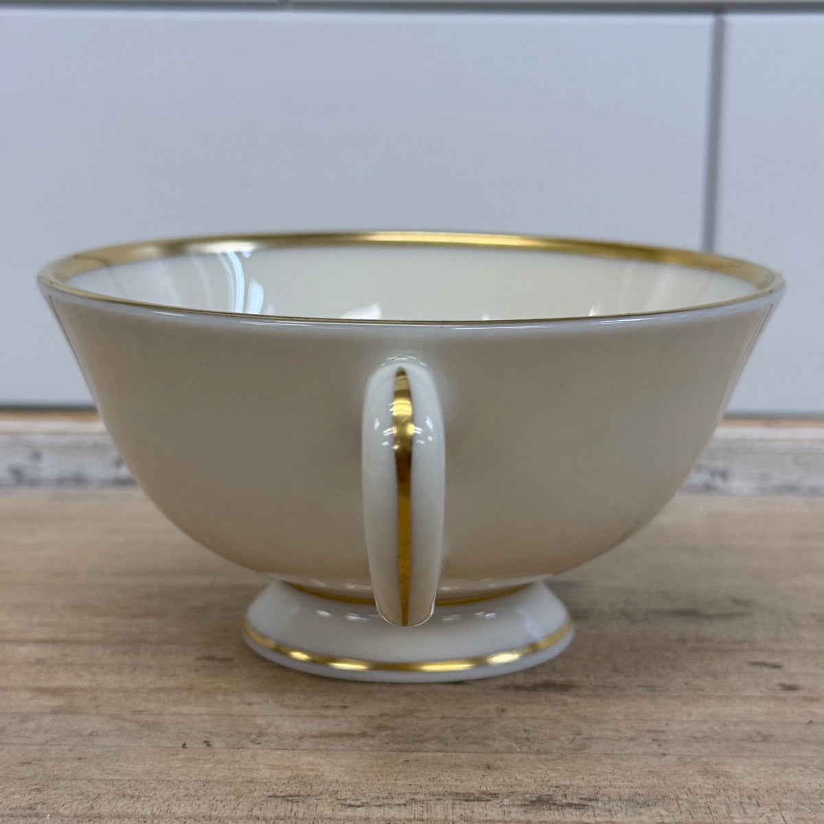 Lenox Mansfield Teacups & Saucers Set of 6 circa 1950