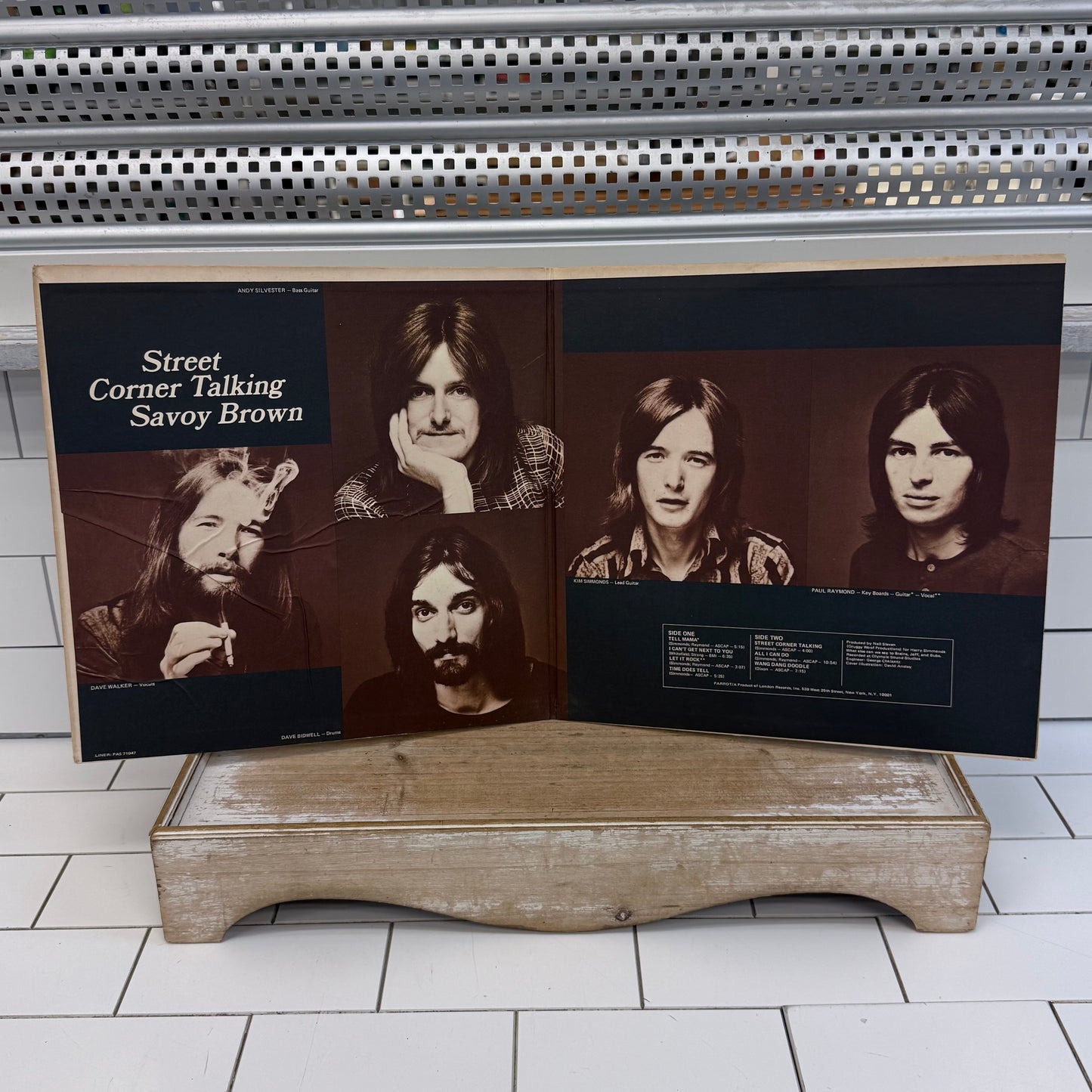 Savoy Brown Street Corner Talking Blues Rock Vinyl 1971 #PAS-71047