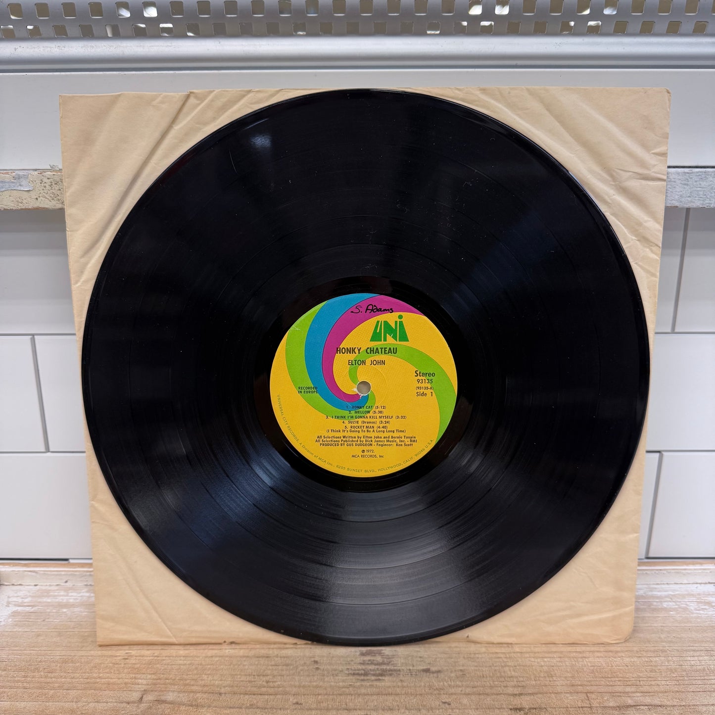 Elton John Honky Chateau Vinyl Record 1972 #93135