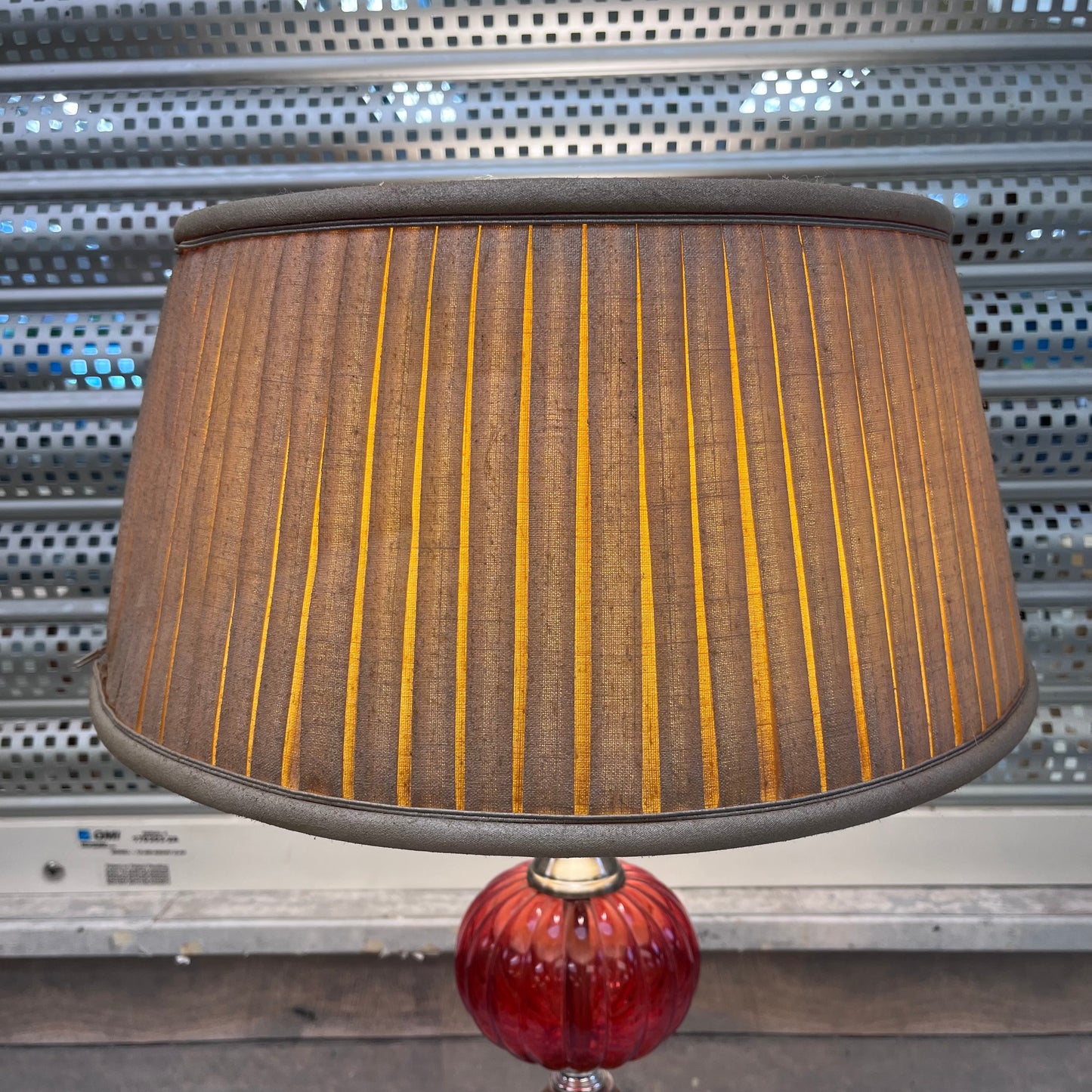 Mid-Century Modern Style Glass Globe Table Lamp