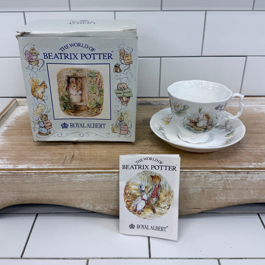 Royal Albert Beatrix Potter Jeremy Fisher Teacup & Saucer