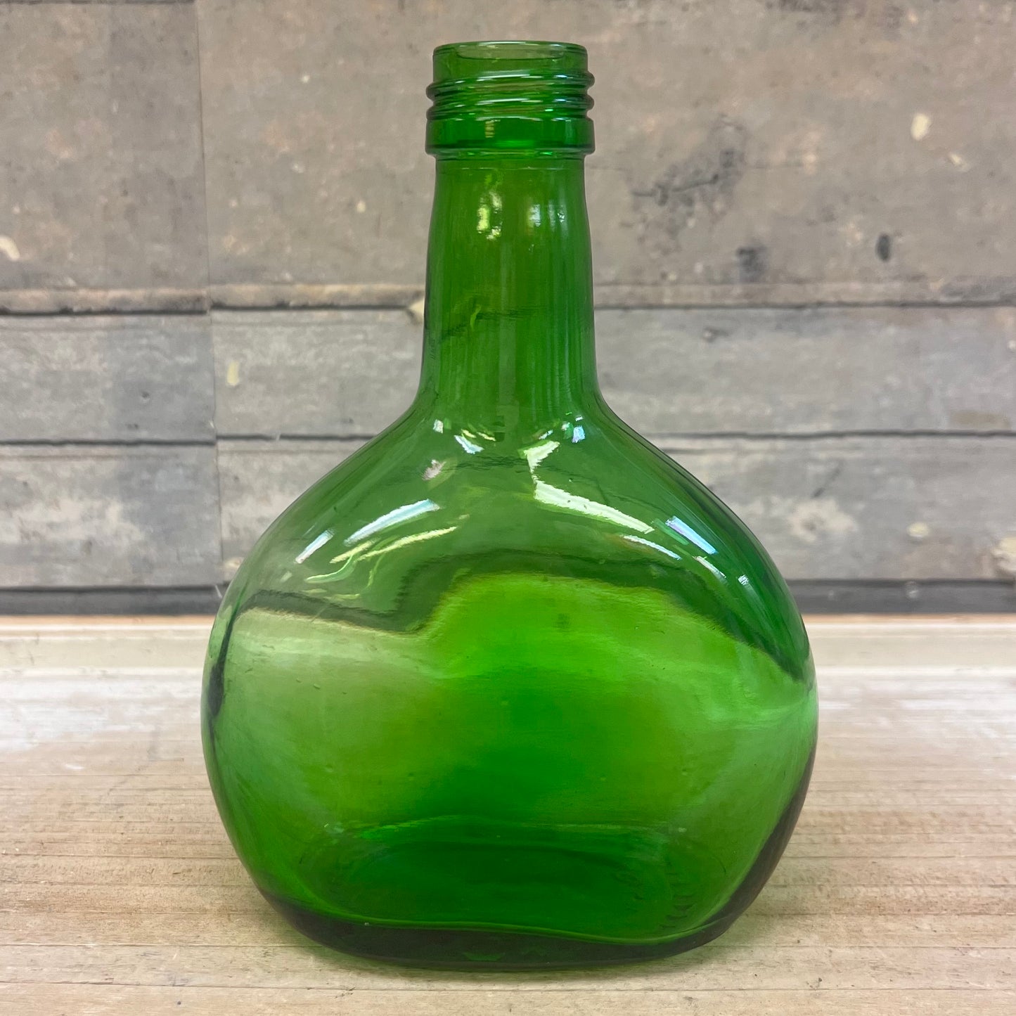 Green Glass Bottles, Lot of 4