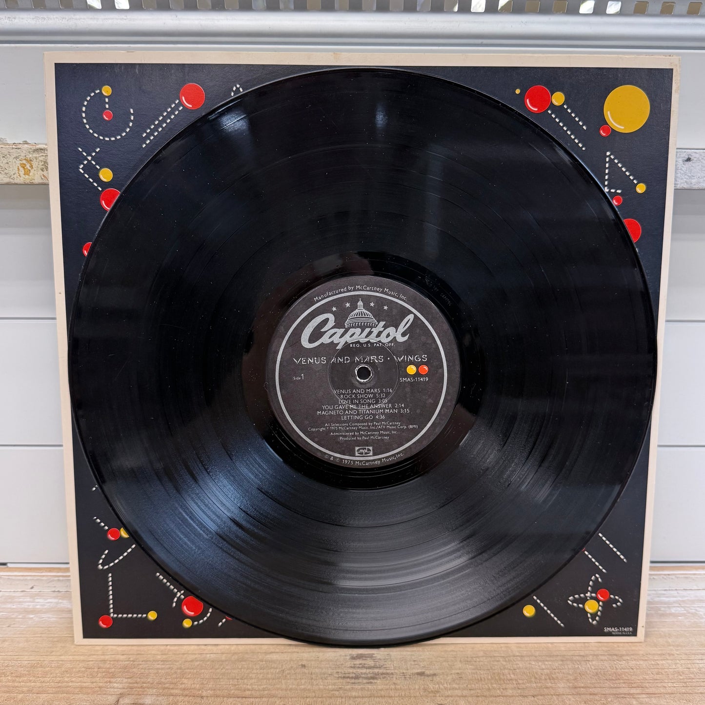 Paul McCartney & Wings Venus and Mars Vinyl LP 1975 #SMAS-11419