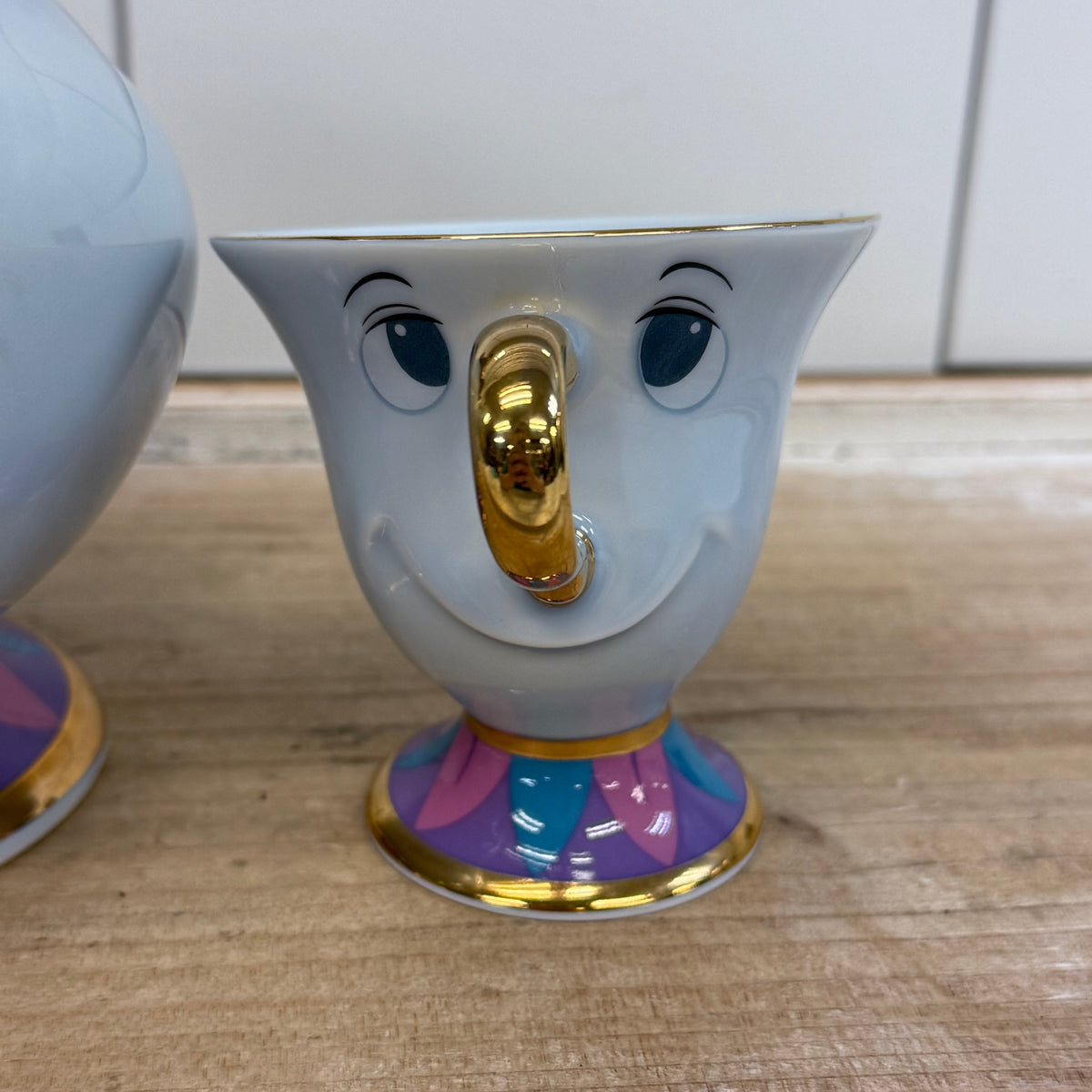 Tokyo Disneyland Mrs. Potts & Chip Porcelain Tea Set of 3