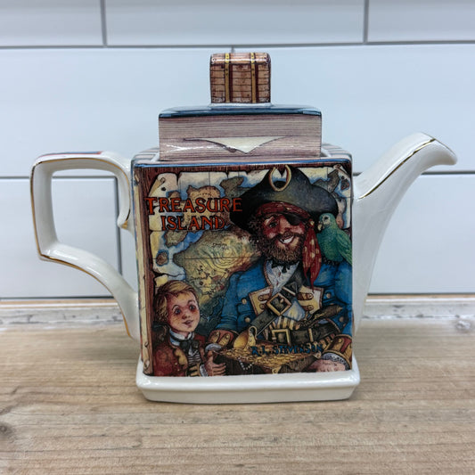 James Sadler Treasure Island Teapot Porcelain 1990s