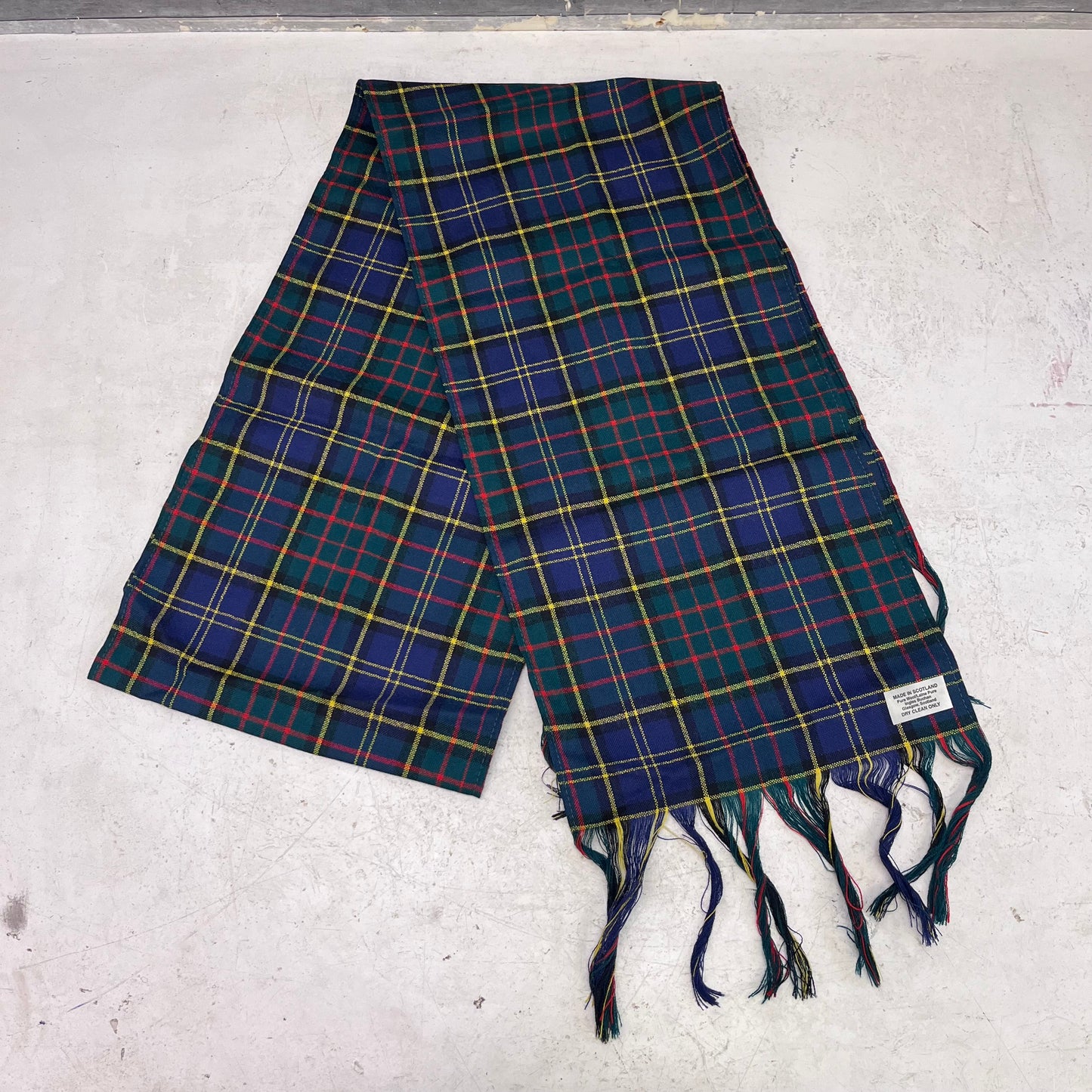 Scottish Tartan Wool Scarf Made in Glasgow