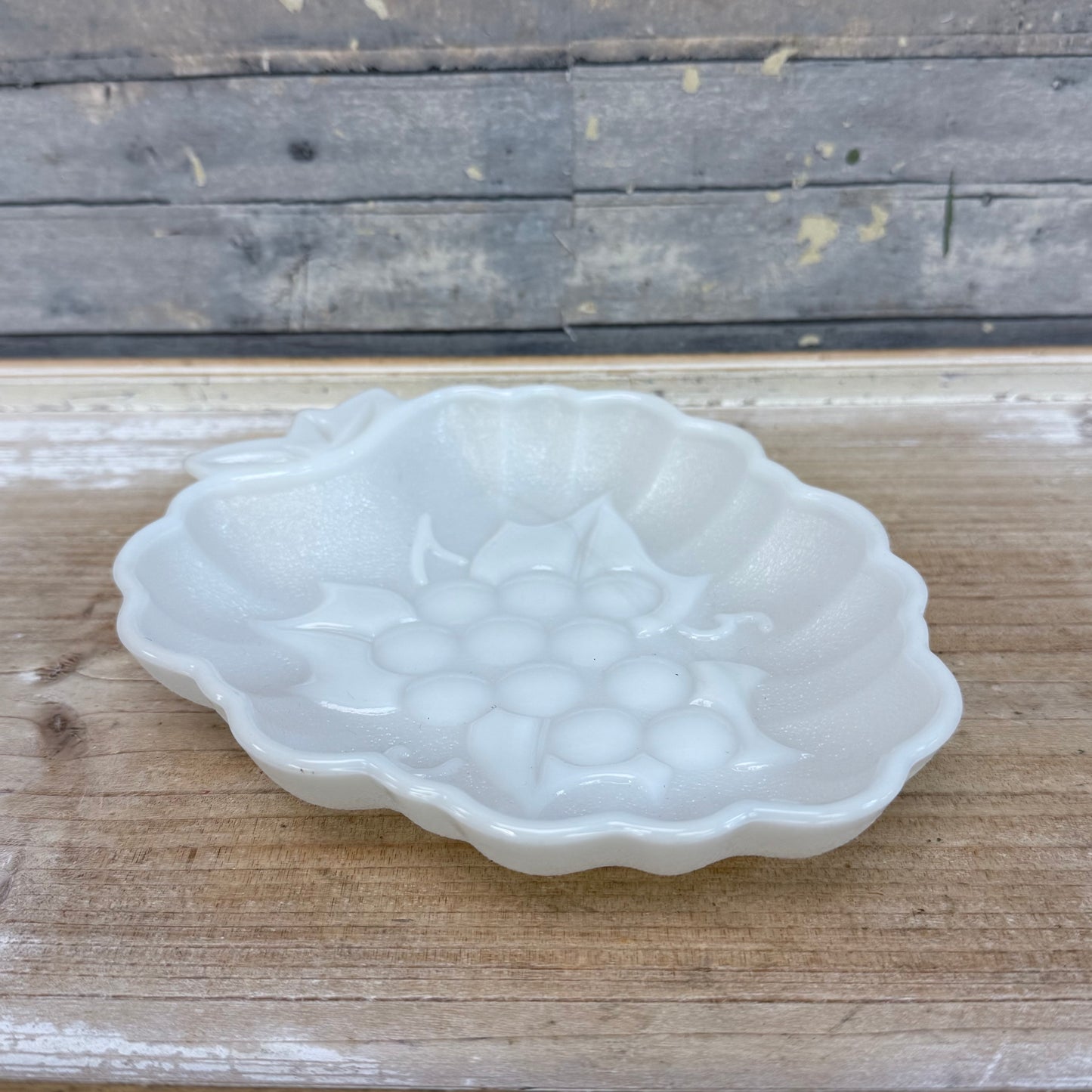 Embossed Grape Shaped Glass Dish Selection