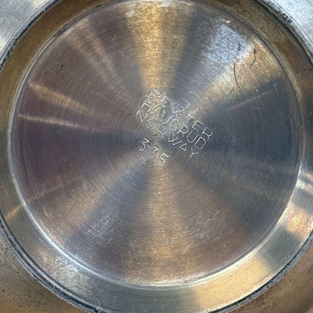 Haugrud Pewter Pitcher 1970s