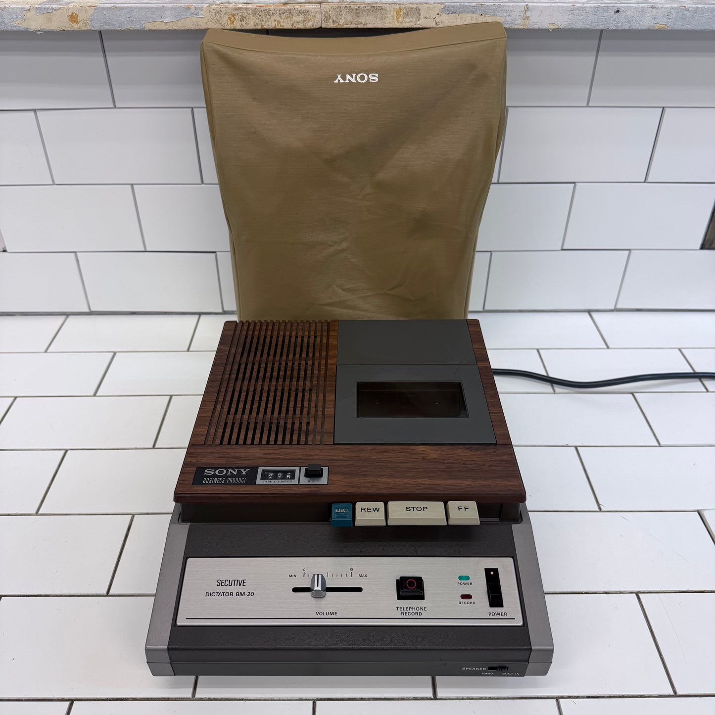 Sony Secutive Dictator BM-20 Cassette Recorder Vintage 1970s
