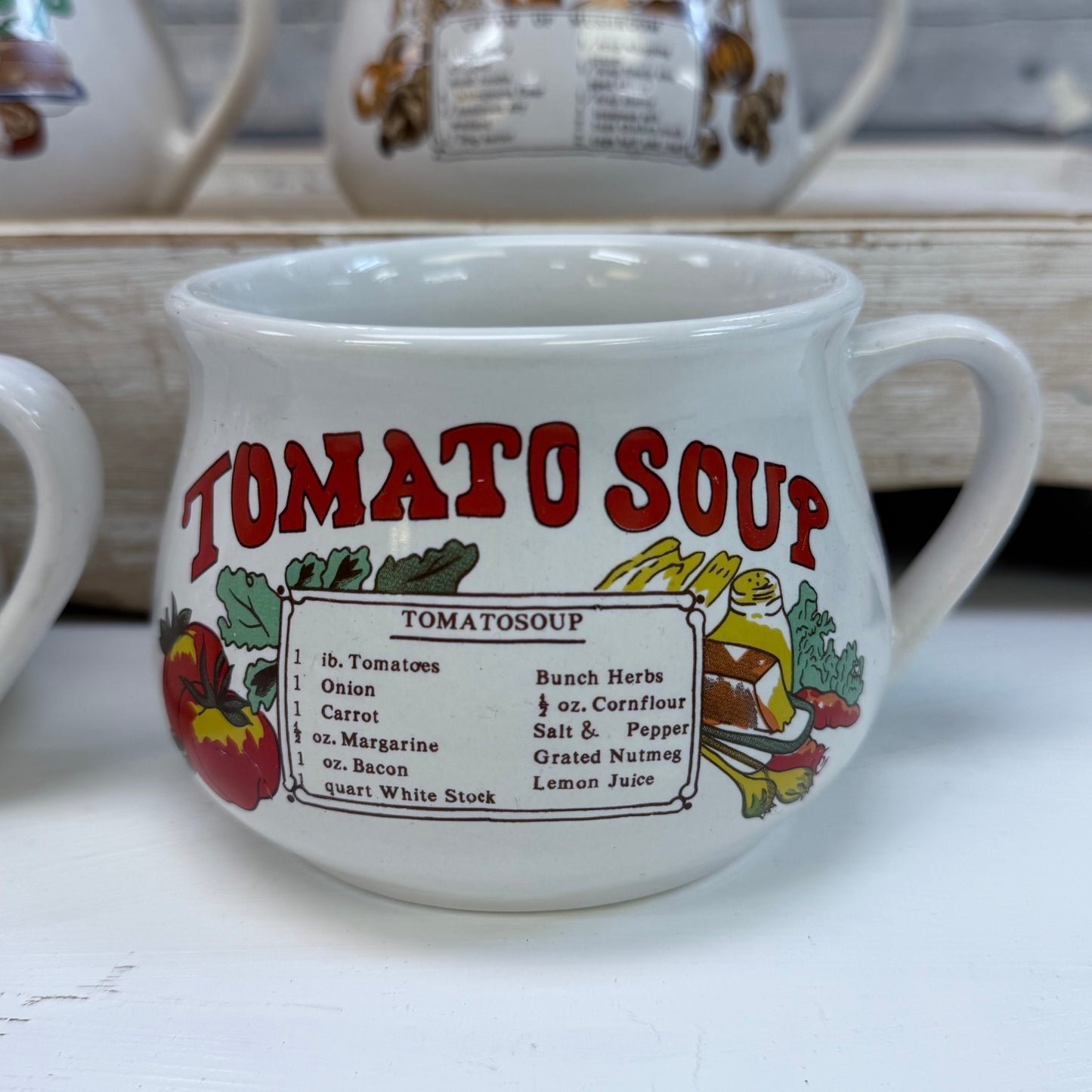Soup Recipe Ceramic Mug Selection