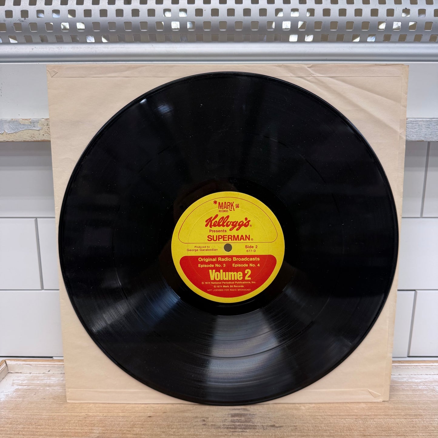 Kellogg’s Superman Radio Broadcast Vinyl Volumes 2-4 1974 #677