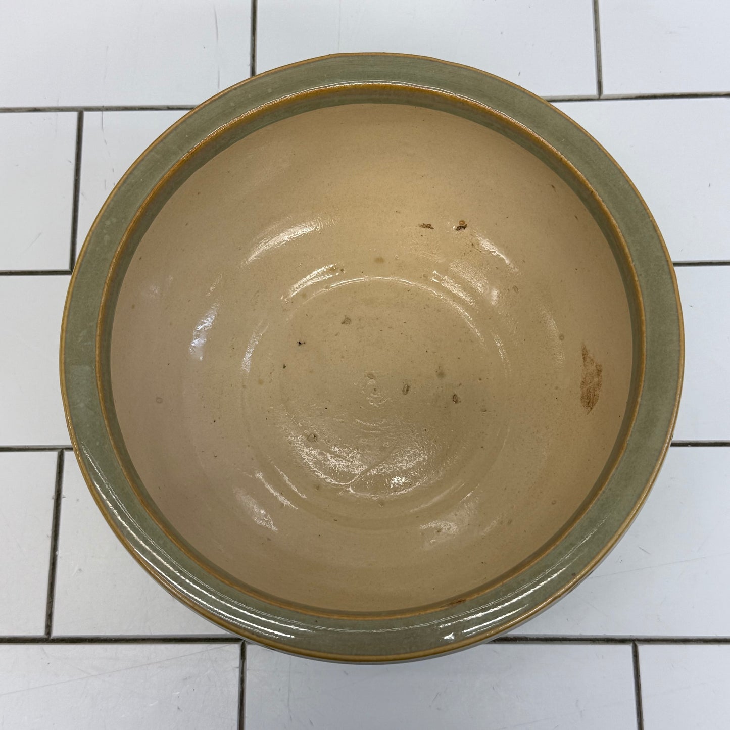 Embossed Tulip Floral Planter Sage Green Glazed Ceramic