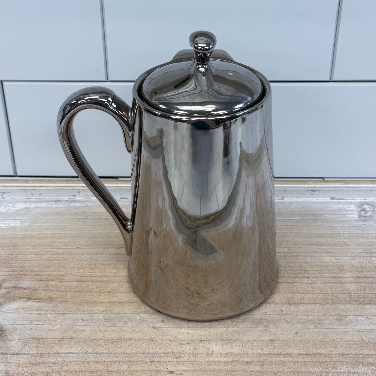 Royal Worcester Tea Set True Silver Lustre, Porcelain Set of 3