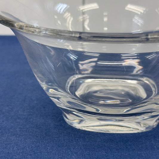 Heisey Clear Glass Bowl and Underplate Set Elegant Glass
