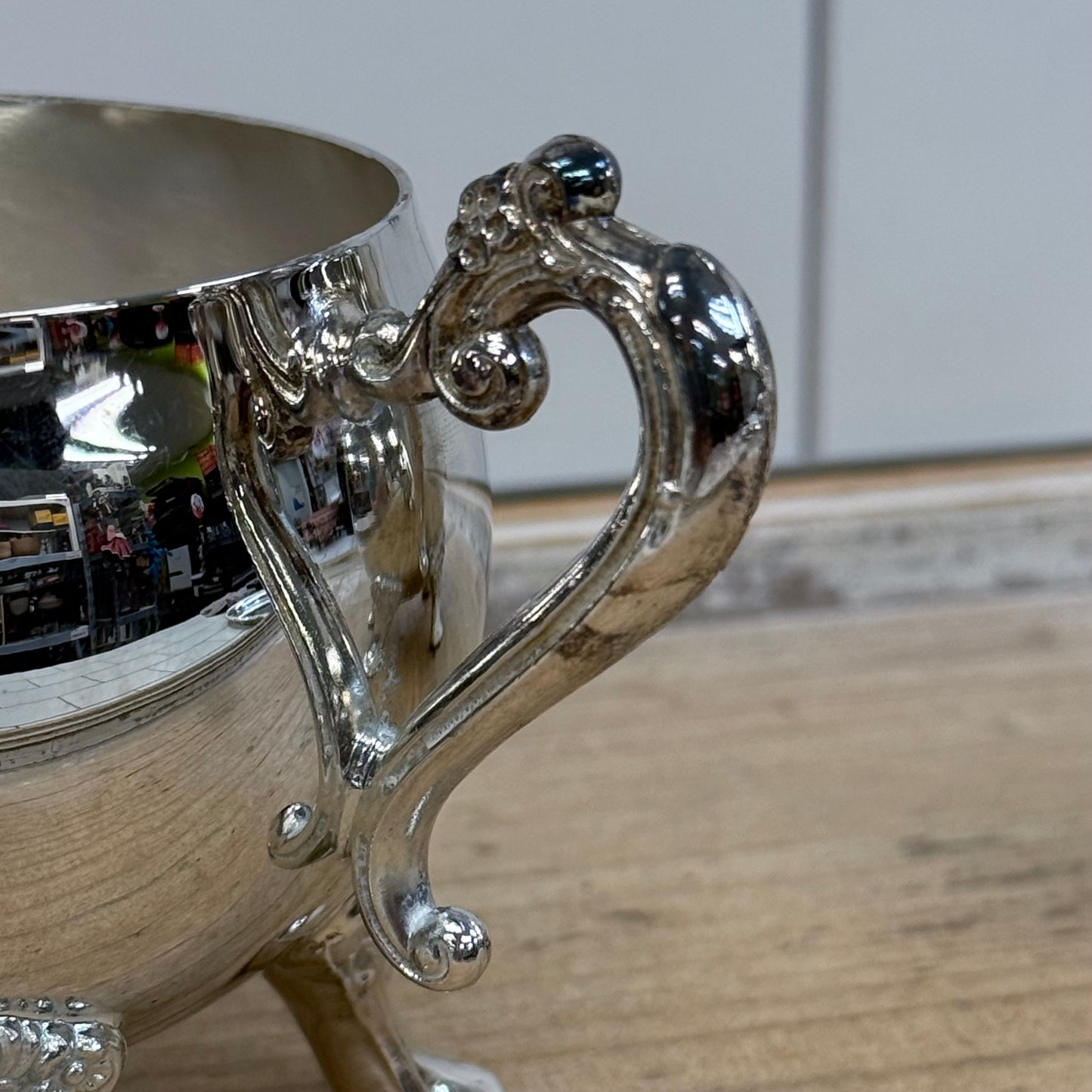 Vintage Silverplate Coffee Tea Service Set with Tray Box