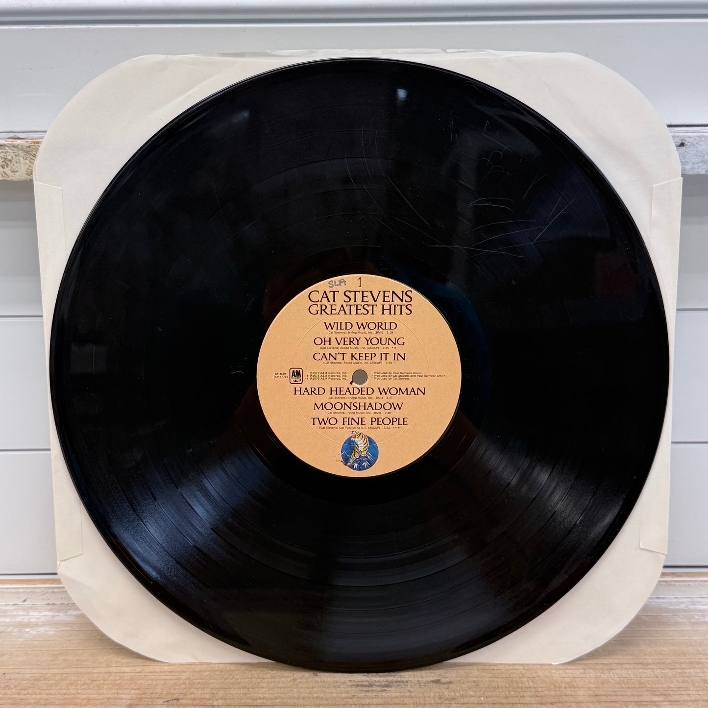 Cat Stevens Greatest Hits Vinyl Record LP 1975 Poster #SP-4519