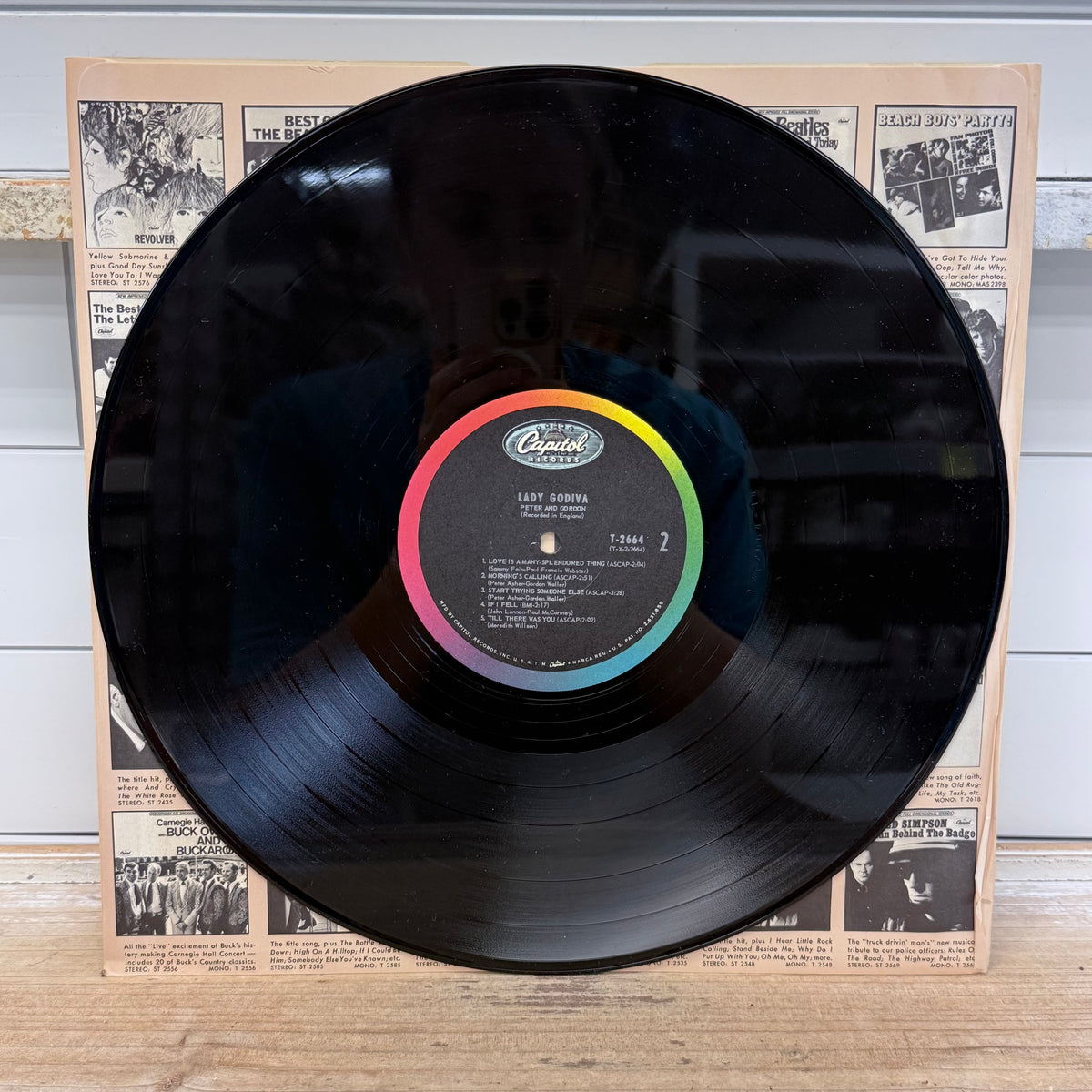 Peter and Gordon Lady Godiva Vinyl LP 1966 -T-2664
