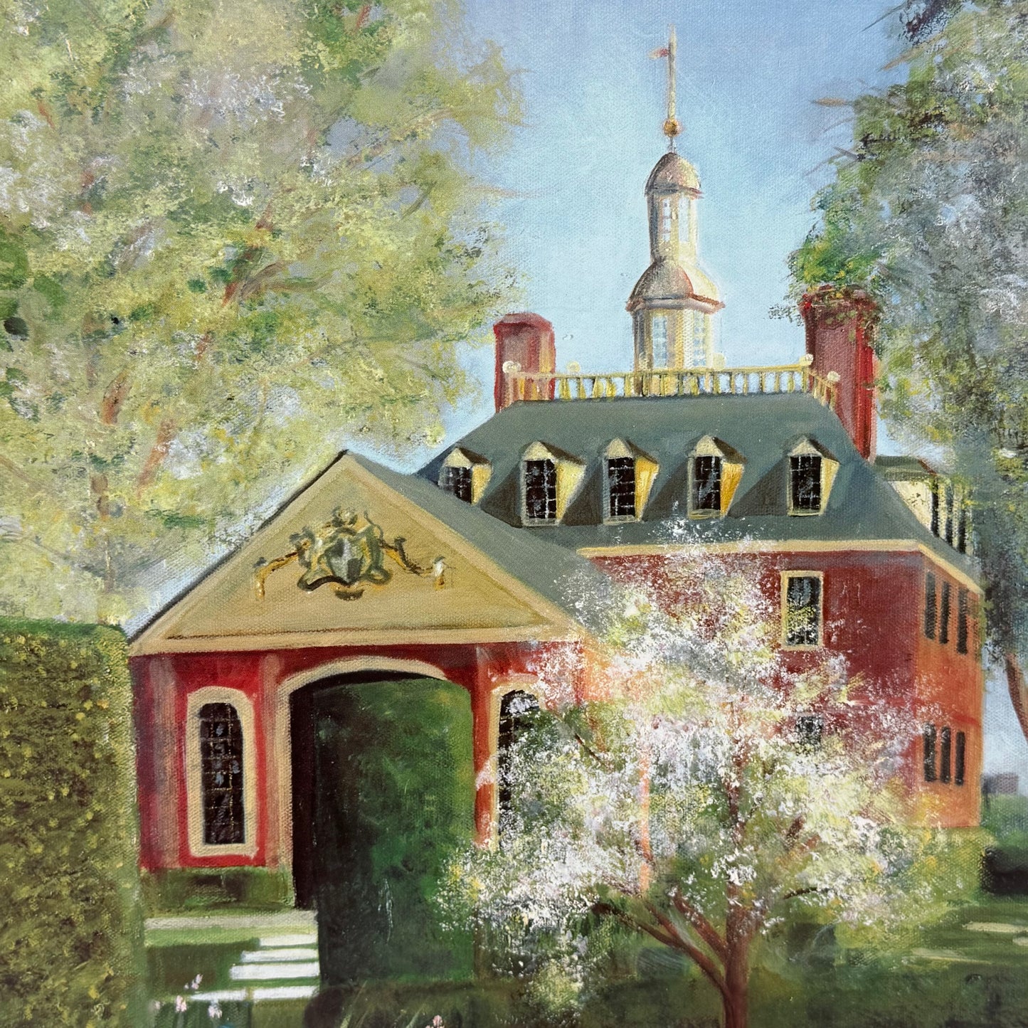 Donald T Regan Signed Print Palace Garden 1997 Limited Edition