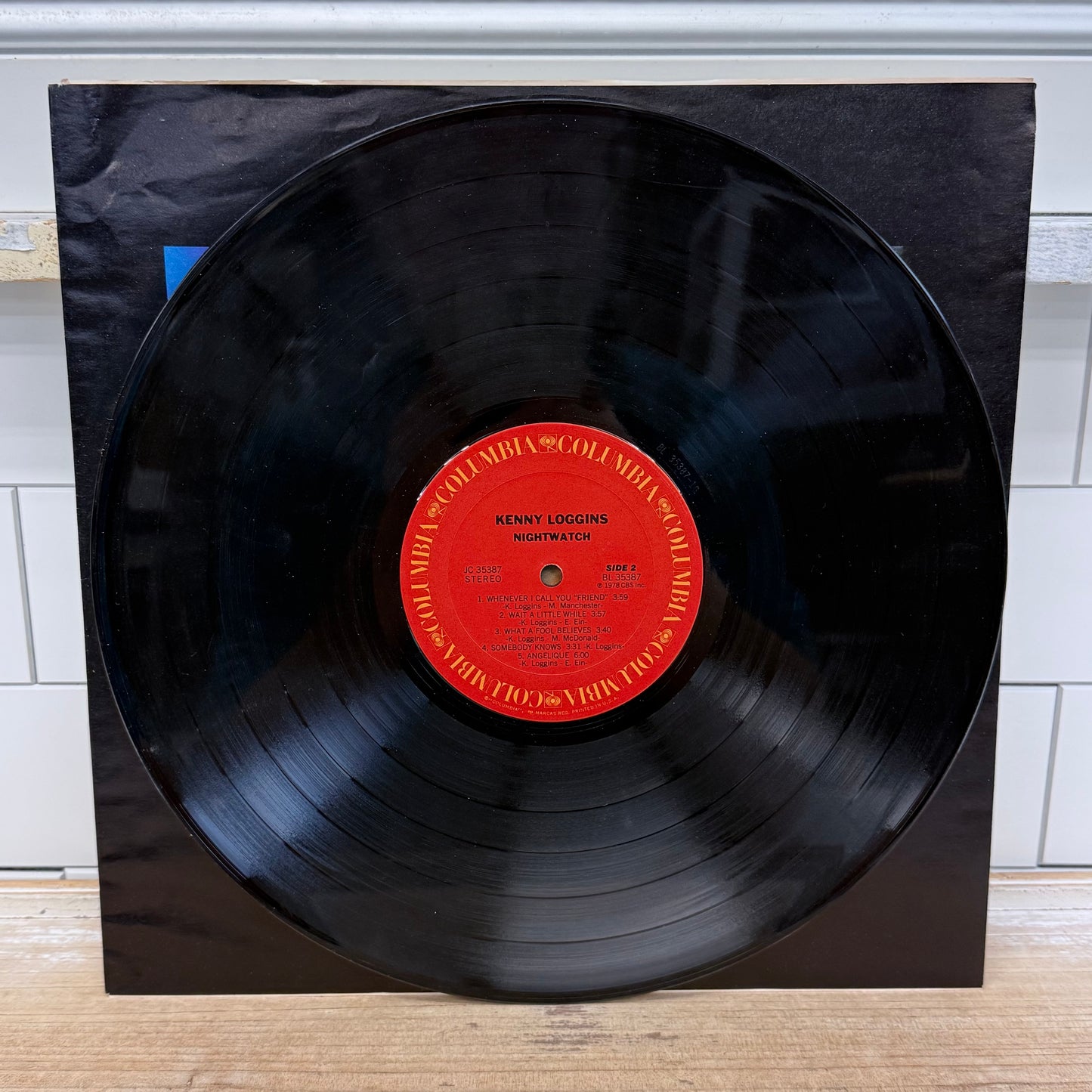 Kenny Loggins Nightwatch Vinyl Record LP 1978 #JC 35387