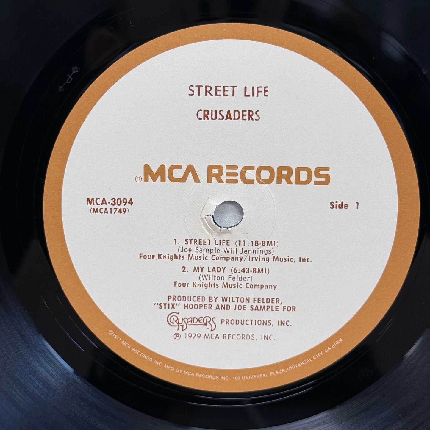 The Crusaders Street Life Vinyl Record LP 1979