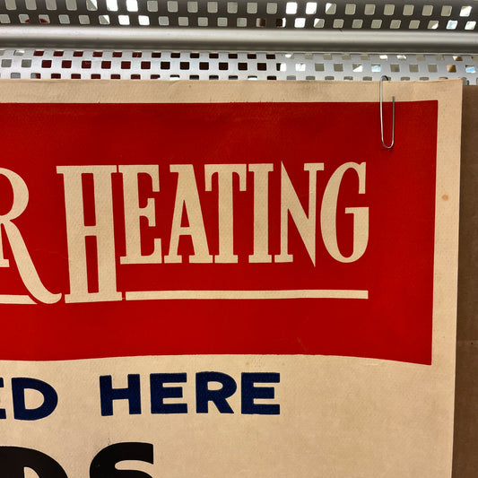 American Radiator Heating Hayes Store, VA Advertisement Poster