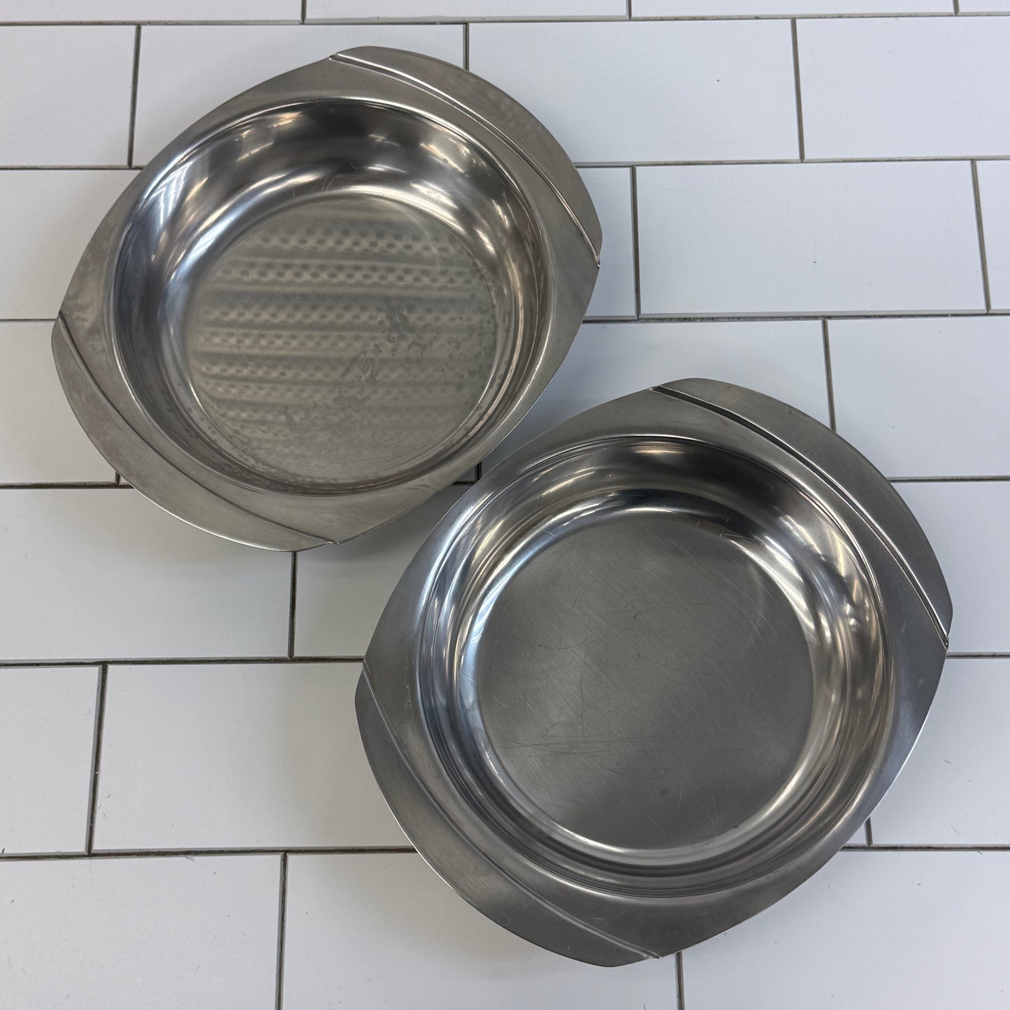 Hanson Denmark Danish Modern 18/8 Stainless Serving Bowls 1960s-1970s