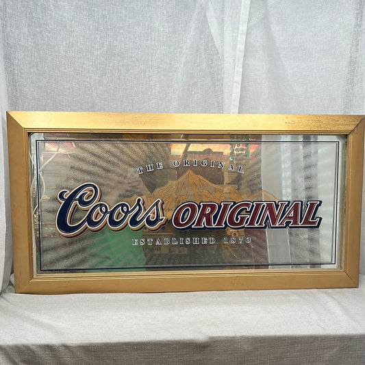 Coors Original Bar Sign Mirror, 1988