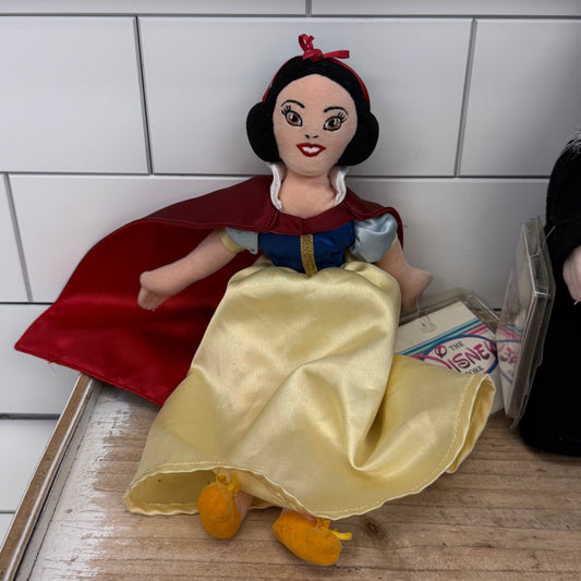 Disney Store Snow White Bean Bag Plush Set of 3