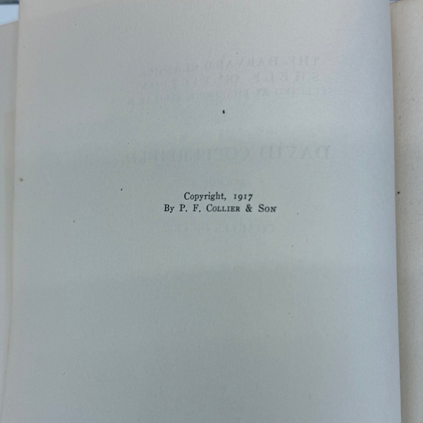 Harvard Classics Shelf of Fiction Book Set of 3, 1917