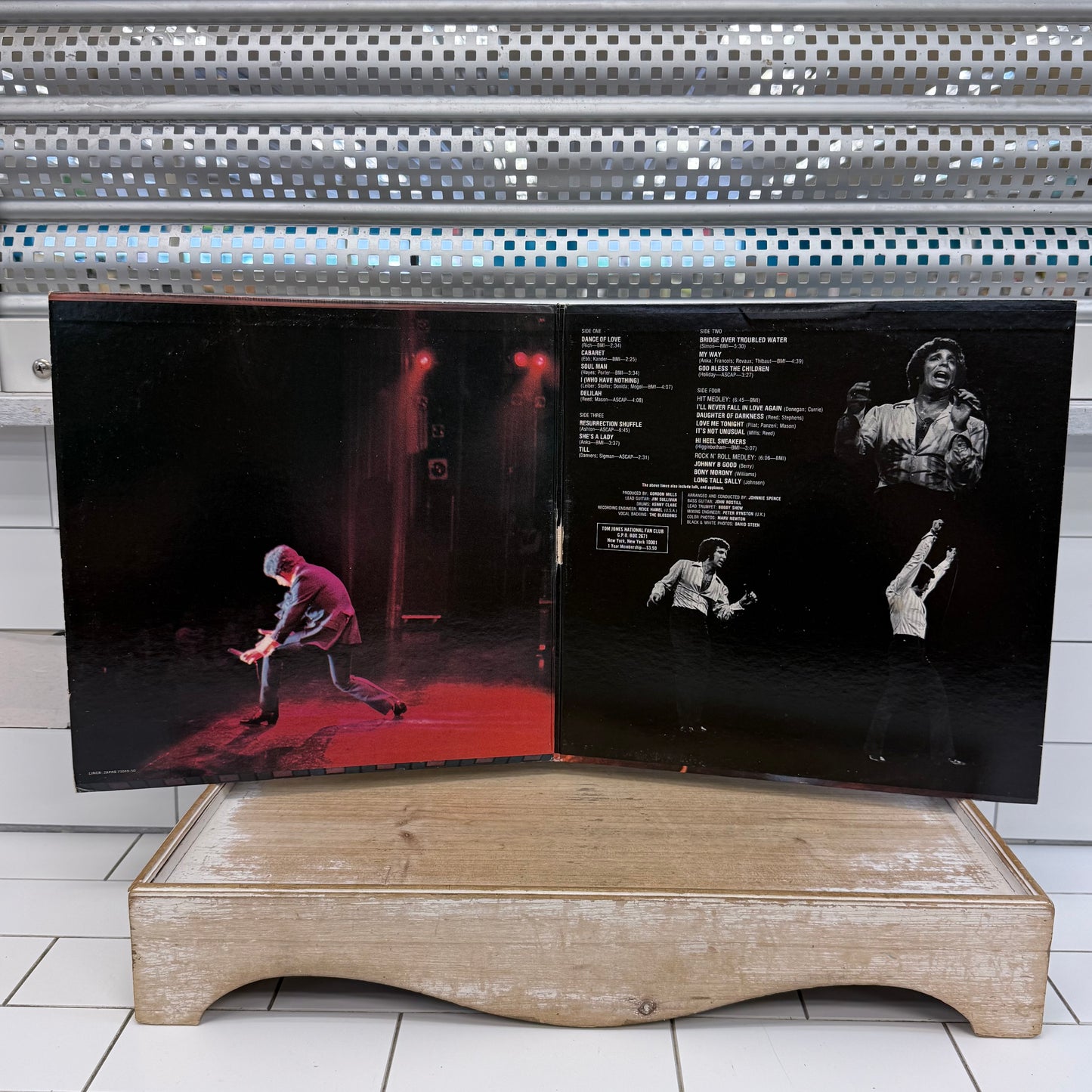 Tom Jones Live at Caesar's Palace Double Vinyl Record LP 1971 #2XPAS 71049