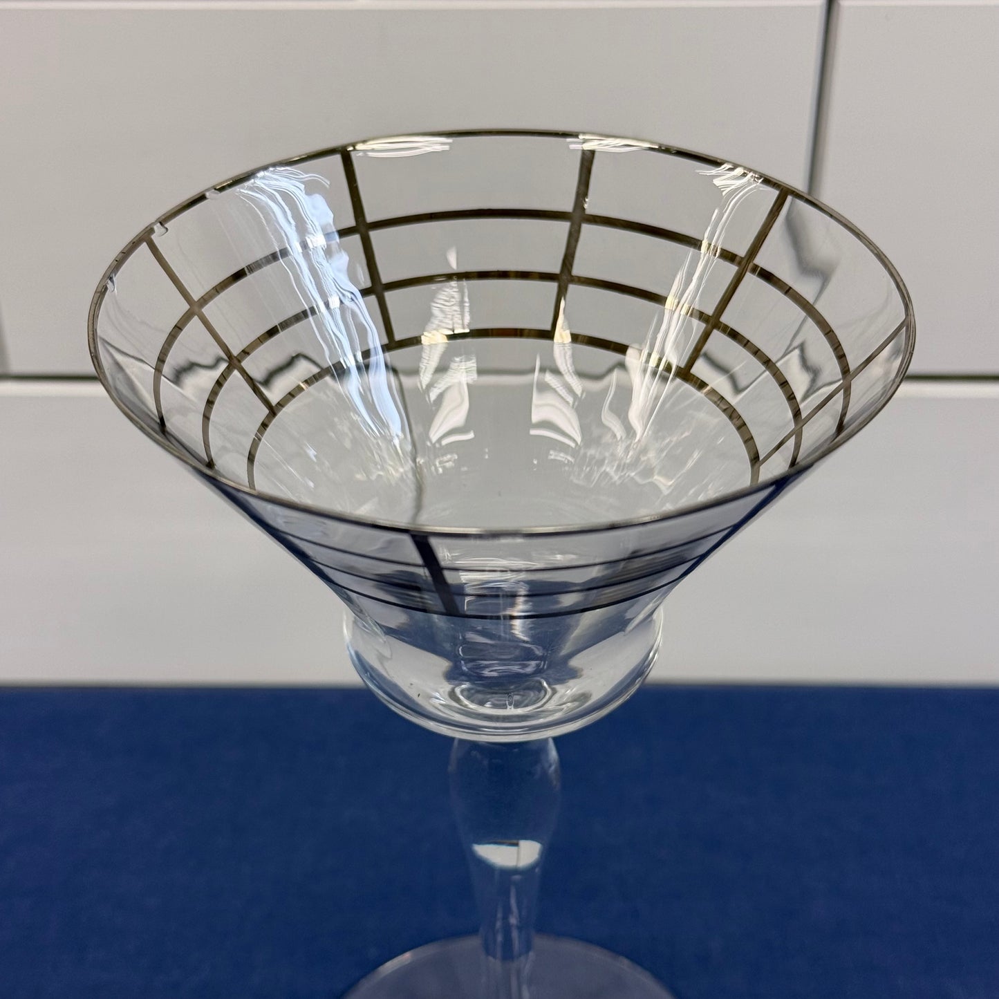 Atomic Era Martini Glasses Set of 6 Mid Century