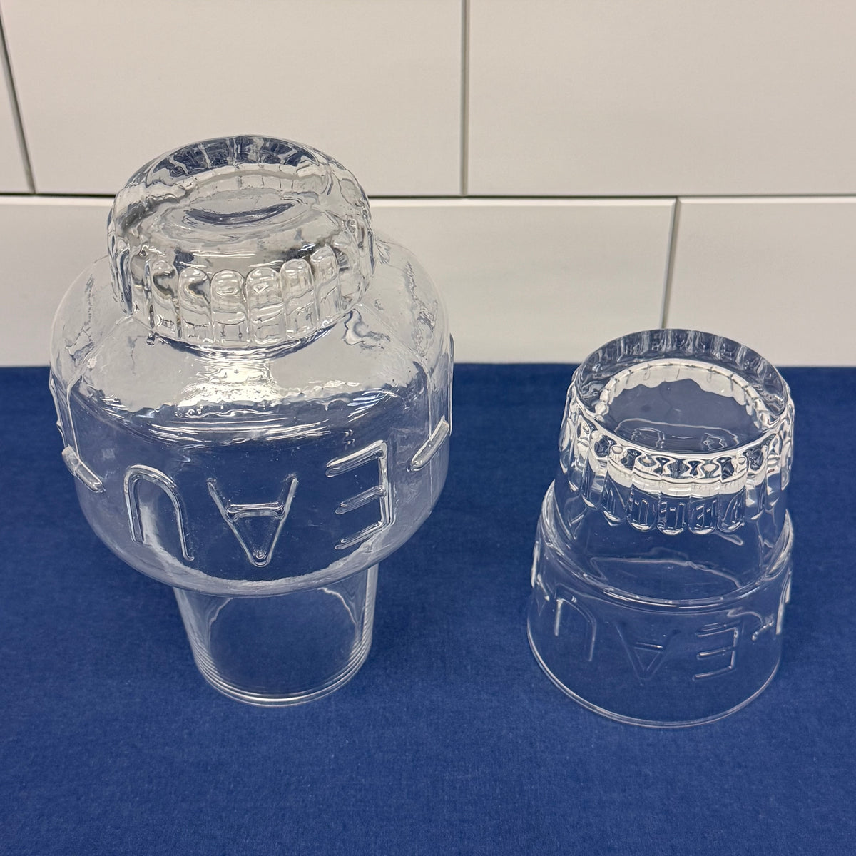 EAU Glass Bedside Water Carafe & Tumbler Set